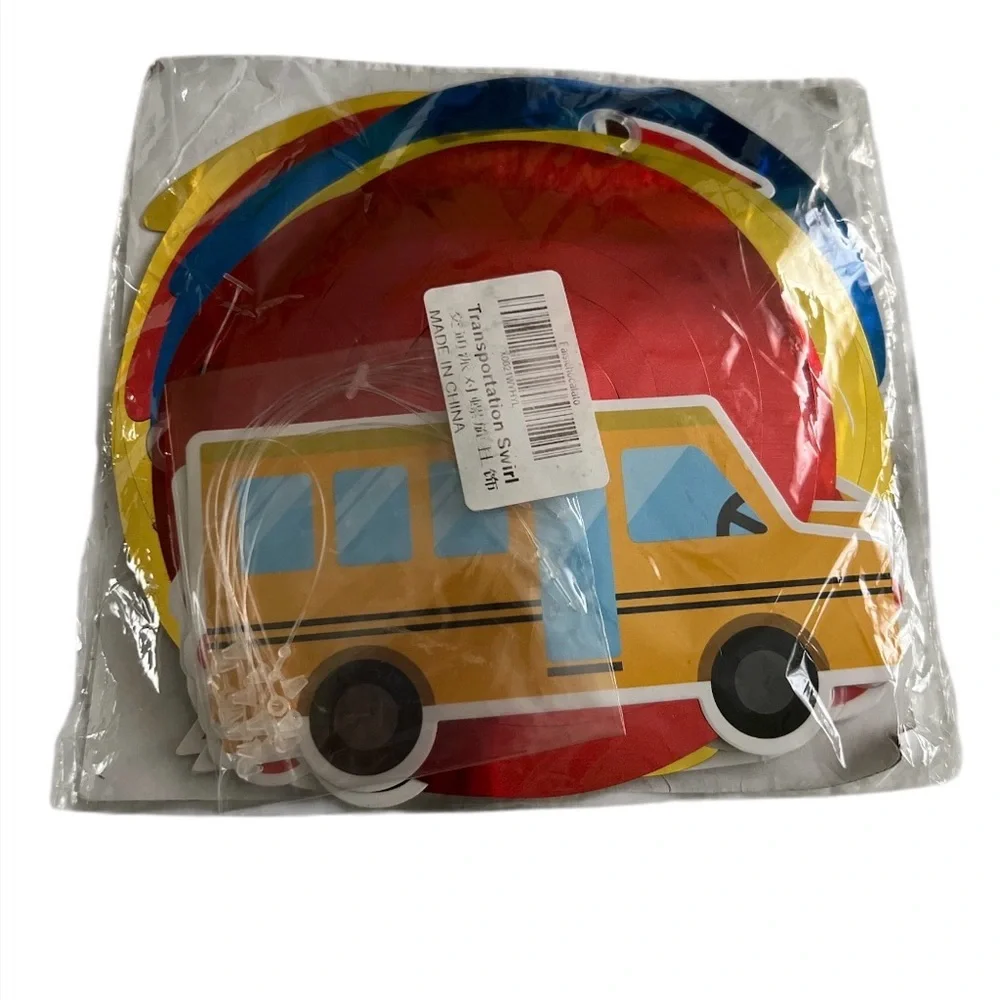 30PCS Transportation Birthday Party Hanging Swirl Decorations Car Theme Birthday